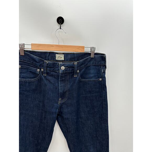 J. Crew 484 Slim Fit Stretch Medium Wash Denim Jeans Mens Size 32x34 - Picture 6 of 11